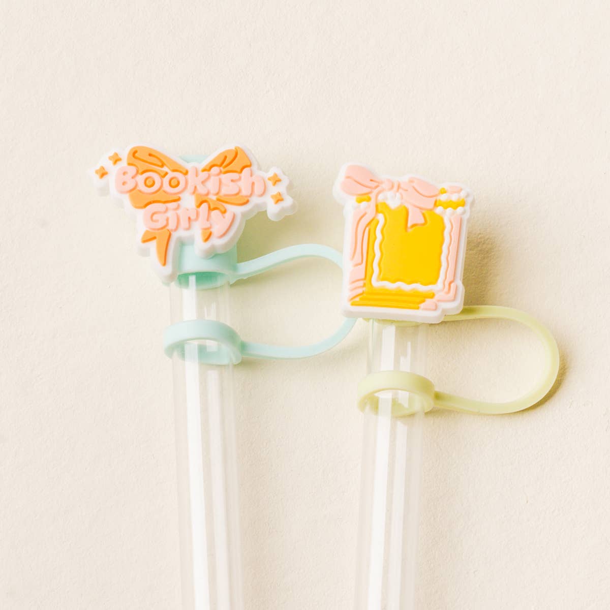 Straw Topper Set–Bookish Girly