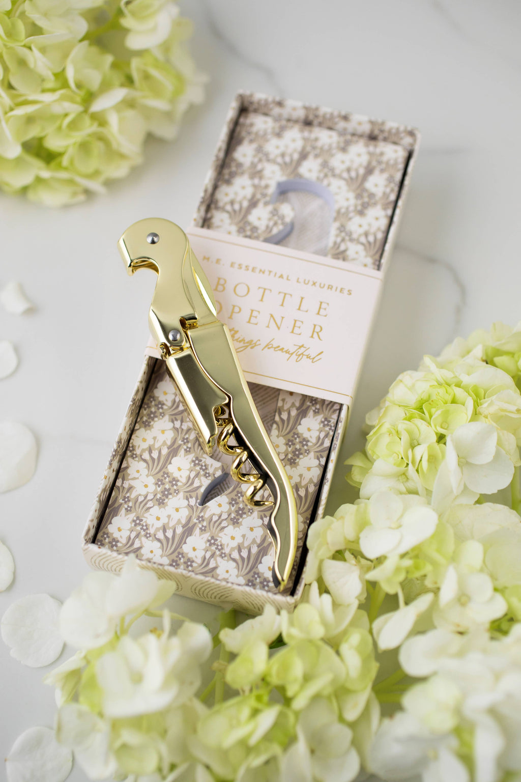 Time for Me Bottle Opener – Elegant Floral Gift Opener