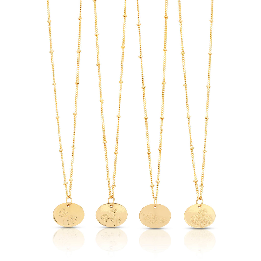 Birth Month Bloom Necklace – A Meaningful, Everyday Keepsake