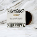 Two-sided soap bar with 'Fulkmalay' packaging on a marble background