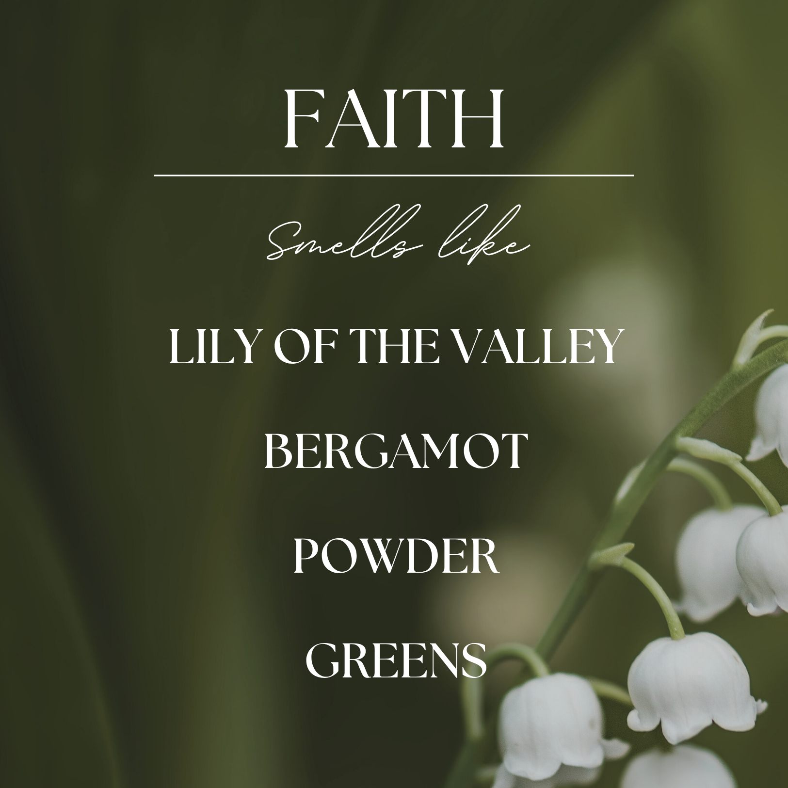 Faith Lily & Bergamot – 9 oz. Soy Candle Gift